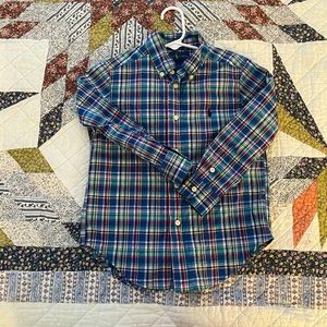 Ralph Lauren Boy’s Plaid Button Down Shirt | Sz 4T